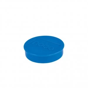 image of Nobo Whiteboard Magnets 38mm Blue Pack of 10 1915313