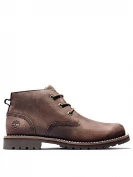 Image of Timberland Timberland Larchmont Ii Leather Chukka Boots, Dark Brown, Size 12, Men