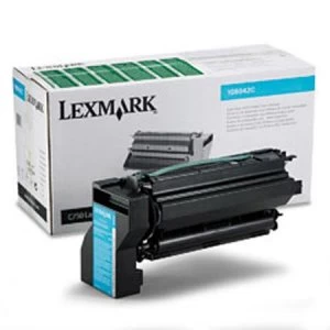 Image of Lexmark 10B032C Cyan Laser Toner Ink Cartridge