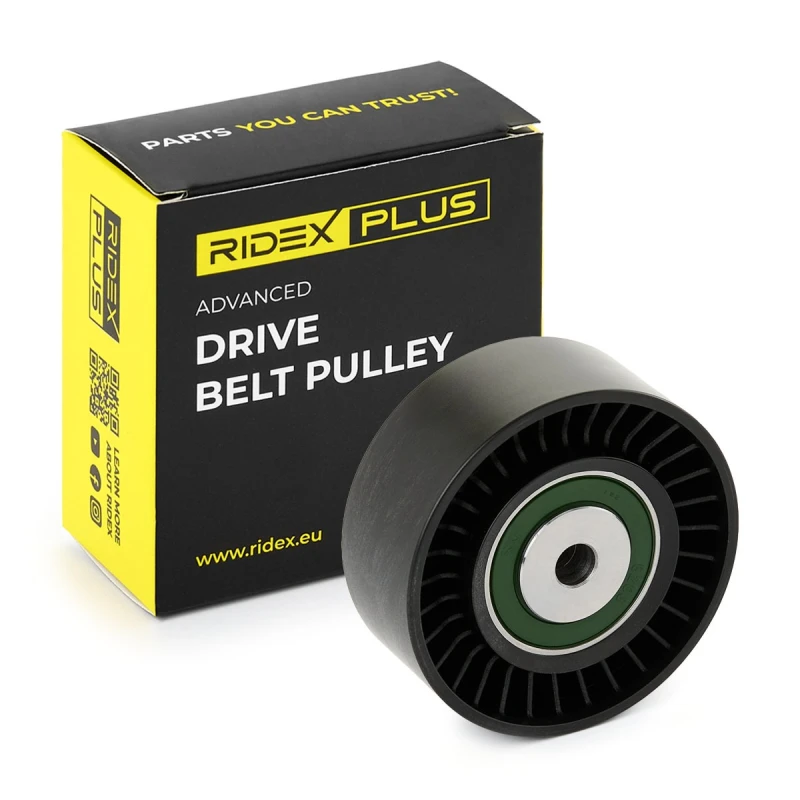 Image of RIDEX PLUS Deflection / guide pulley, V-ribbed belt RIDEX PLUS 312D0037P
