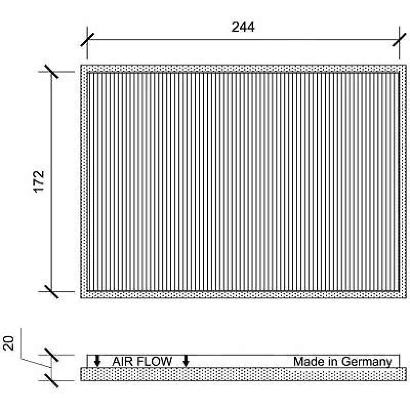 Image of Pollen filter DIEDERICHS DCI0161