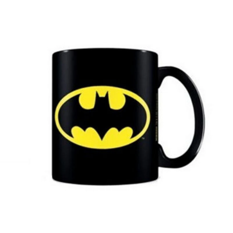 Image of Batman Bat Signal 325ml Mug Black unisex