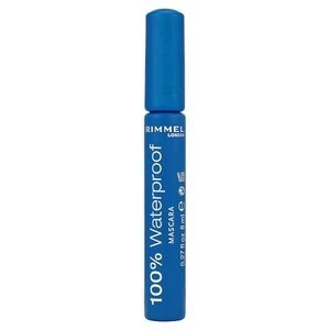 Image of Rimmel 100 percent Waterproof Mascara Black 1 Black