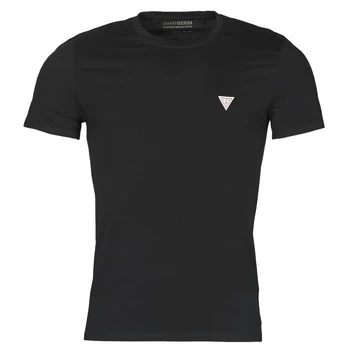 image of Guess CN SS CORE TEE mens T shirt in Black - Sizes XXL,S,M,L,XL,XS