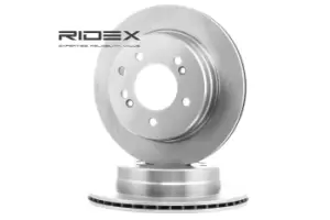Image of RIDEX Brake disc SSANGYONG 82B0641 4840109100,4840121000,4840121001 Brake rotor,Brake discs,Brake rotors 4840121002,4840121003