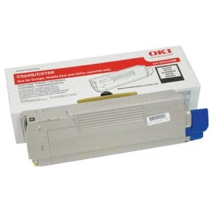 Image of OKI 43324408 Black Laser Toner Ink Cartridge