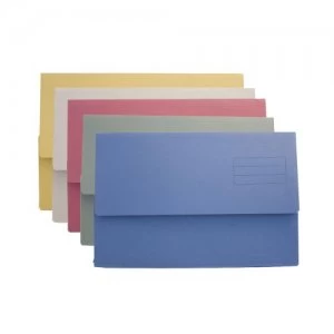 Image of Value Document Wallet Foolscap Assorted DW250-ASTZ (PK50)