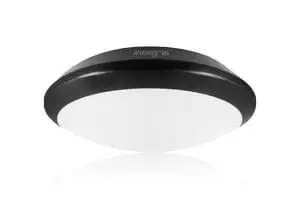 image of Integral Tough-Shell Black Bulkhead 308mm 15W 1500lm - ILBHA060