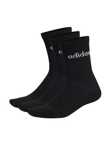 Image of adidas Half-Cushioned Crew 3 Pack Socks - Size C8 - C13