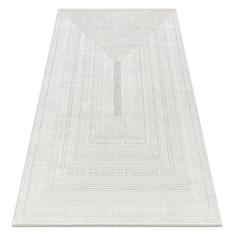 Image of RugsX Carpet Balance 8788 Cream - Geometric, Structural, Glamour 80X150 Cm