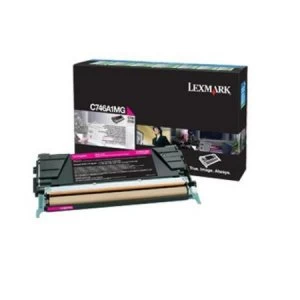 image of Lexmark C746A1MG Magenta Laser Toner Ink Cartridge