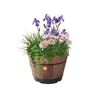 Image of Vegtrug Medium Barrel 46cm - Dark Brown