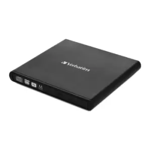 Image of Verbatim External Slimline CD/DVD Writer optical disc drive...