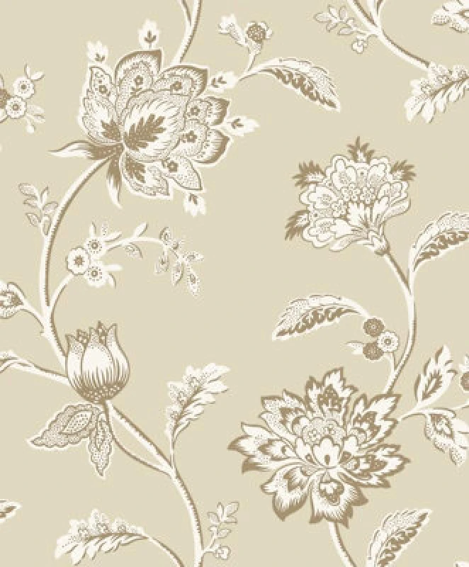 Image of Fine Decor Fine Decor Fd43452 Juliette Floral Wallpaper, Natural