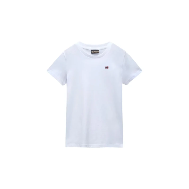Image of Child's T-Shirt Napapijri Salis 2 Blanc Unisex 4 ans