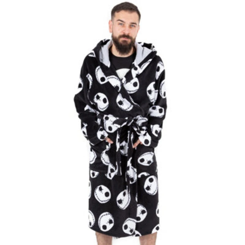 Image of Disney Men Bathrobe in Black Size: Small Black S Male 5056210183175