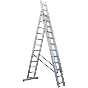 image of Sealey 3 Way Combination Ladder 8.2m