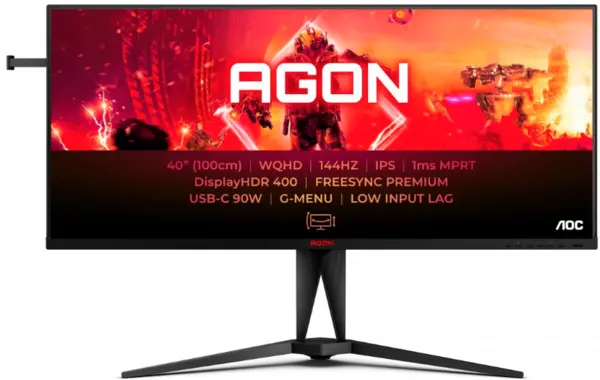 Image of AOC 39.5" AG405UXC Wide Quad HD IPS Gaming LED Monitor