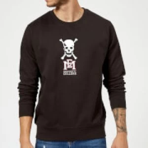Image of East Mississippi Community College Skull and Logo Sweatshirt - Black - XL