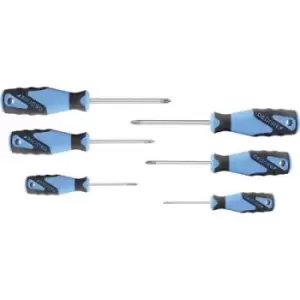 image of Gedore Gedore Workshop Screwdriver set 6 Piece Phillips, Pozidriv