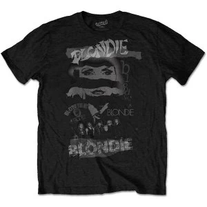 Image of Blondie - Mash Up Mens Large T-Shirt - Black