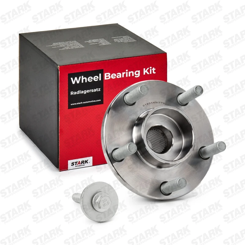 Image of STARK SKWB-0180125 Wheel bearing kit Right, with screw Wheel Bearing Kit (654)