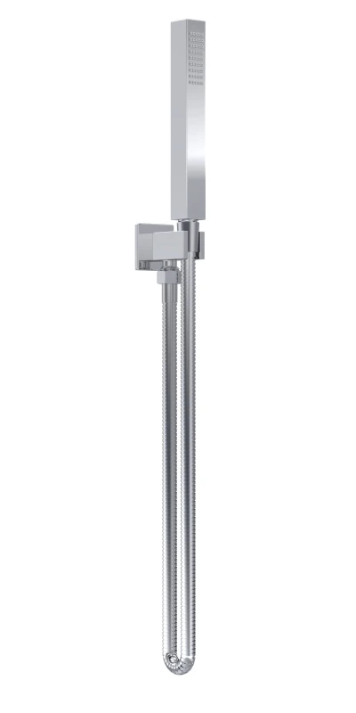 Image of Balterley Round Outlet Elbow Parking Bracket Shower Handset Chrome Silver