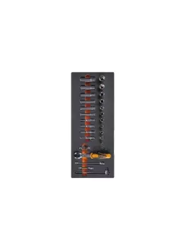 Image of Beta Tools M94 26pc 1/4" Dr AF Socket & Accessory Set Soft Tray for Roller Cabs