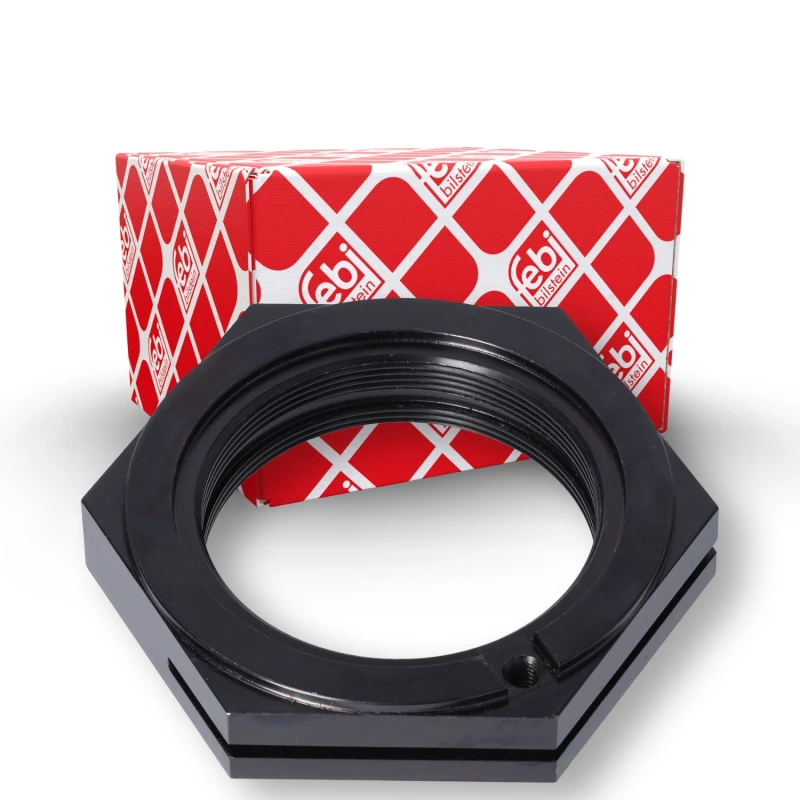 Image of FEBI BILSTEIN 182466 Nut, stub axle Left Steel Nut,stub axle (2065)