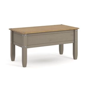 Image of Halea Pine Coffee Table - Grey