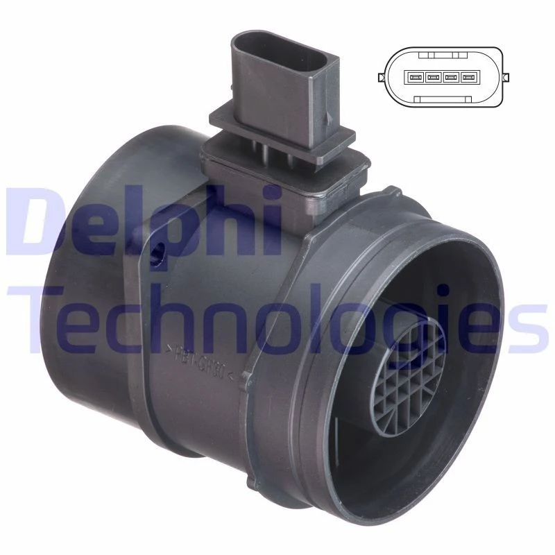 Image of DELPHI Mass air flow sensor DELPHI AF10430-12B1