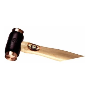 image of 04-322 70MM Copper Soft Faced Hammer with Wood Handle - Thor