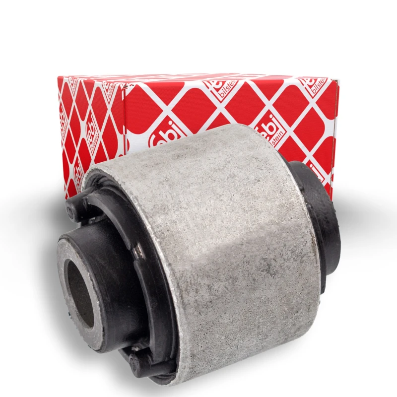 Image of FEBI BILSTEIN 31757 Arm Bushes Rear Axle Right, Rubber-Metal Mount Elastomer Control Arm-/Trailing Arm Bush (251)