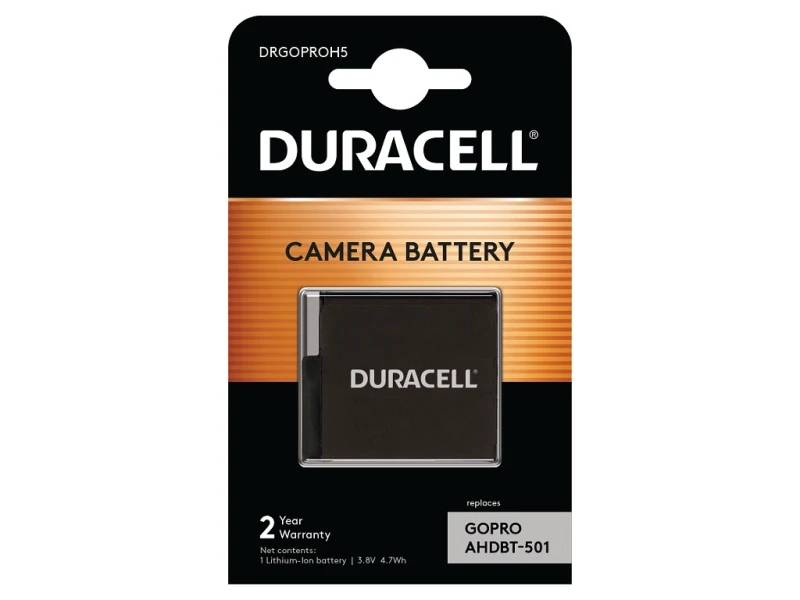Image of Duracell Action Camera Battery - replaces GoPro Hero 5 Battery