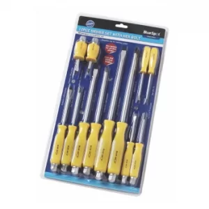 image of 12 Piece Hex Bolster Screwdriver Set