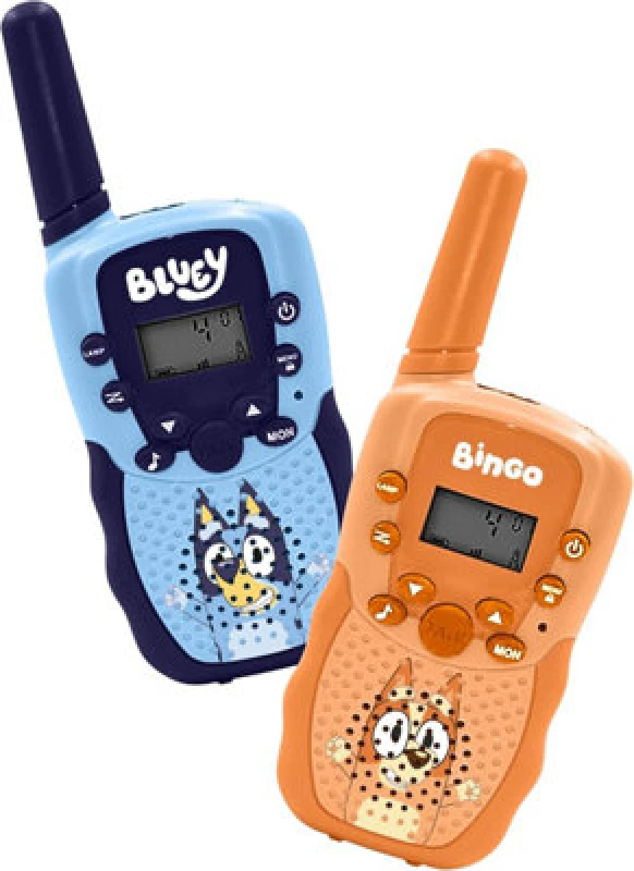 Image of OTL BL1078 Bluey Walkie Talkie Set - Blue & Orange,Blue 5055371628457