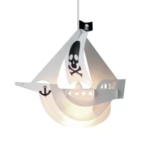 Image of Childrens Pirate Ship Pendant Shade