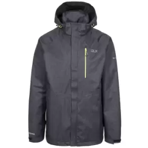 image of Trespass Mens Dupree Waterproof Jacket (S) (Black Marl)