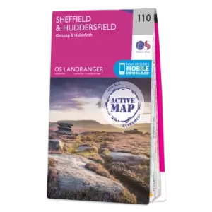 Image of Map of Sheffield & Huddersfield