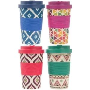 Image of Bamboo Eco Travel Mug Aztec Small