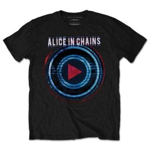 Image of Alice In Chains - Played Unisex Large T-Shirt - Black