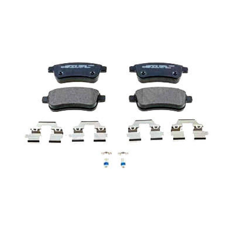 Image of ZIMMERMANN 24820.160.2 Brake pad set Rear Axle, Photo corresponds to scope of supply, with bolts/screws Brake Pad Set,disc brake (402)