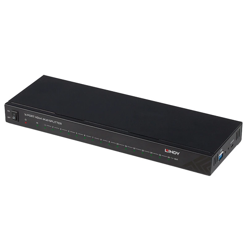 Image of Lindy Lindy 16 Port HDMI 4K60 Splitter 38239
