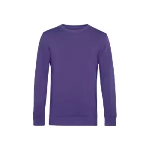 Image of B&C Mens Organic Crew Neck Sweat (XS) (Radiant Purple)