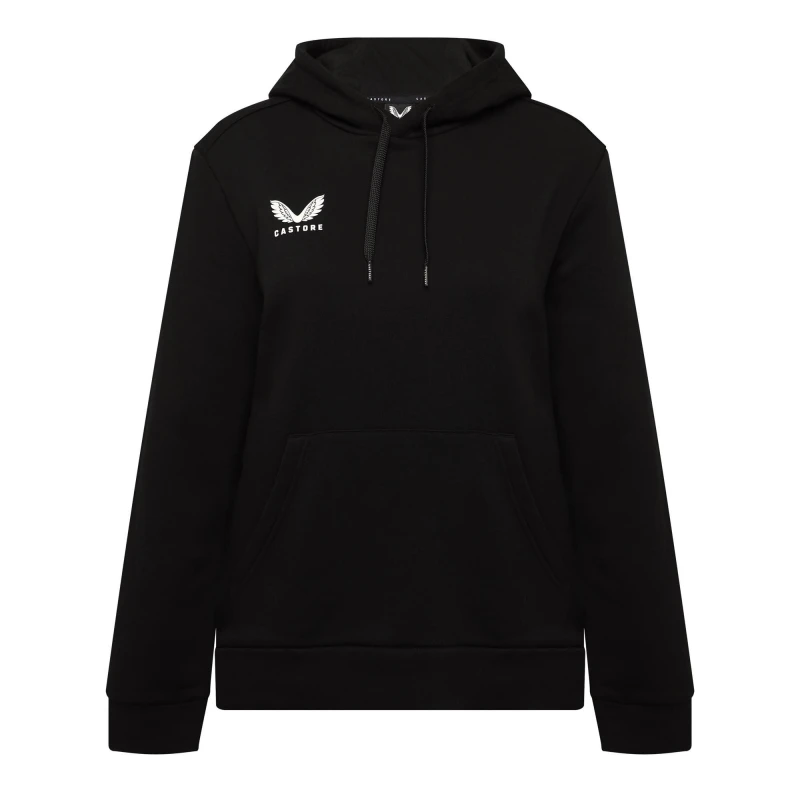 Image of Castore Castore Back Hoody Caviar Black female 6 (2XS)