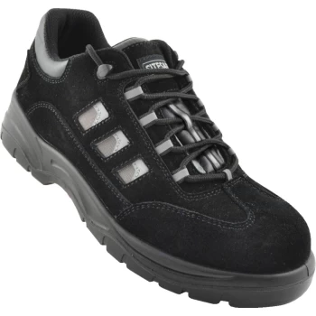 Image of TNS112 Black Safety Trainers - Size 12