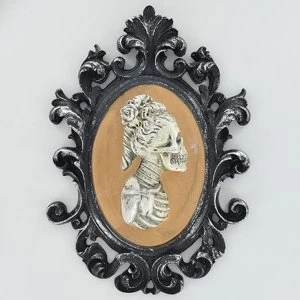 Image of 3D Skelton Female Portrait Wall Art