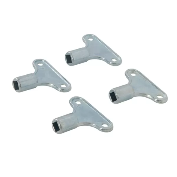 Image of Silverline Radiator Bleed & Vent Key 4pk - 4pk