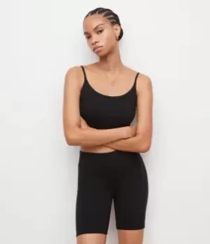 Image of AllSaints Womens Ariel Jamie Bike Shorts, Black, Size: 12