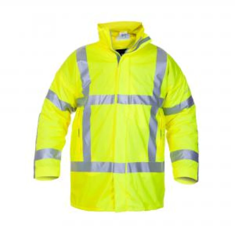 Image of Hydrowear Norfolk Multi Hydrosoft Flame Retardant Anti - Static Waterproof Lined Parka Saturn Yellow S
